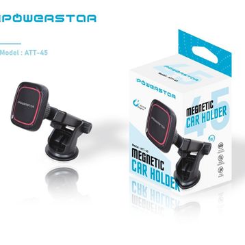 PowerStar ATT-45 Manyetik Mıknatıslı Vantuzlu Boy Ayarlı Araç İçi Telefon Tutucu