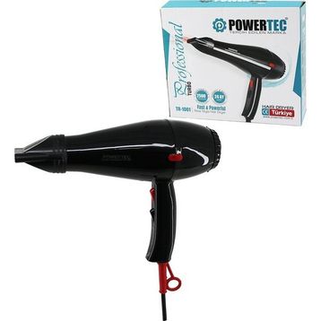 Powertec Tr-1001 Profesyonel 2500W Siyah Saç Kurutma Makinesi