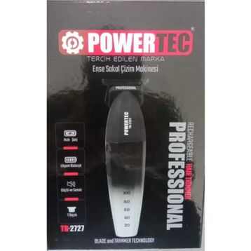 Powertec TR-2727 Siyah Tıraş Makinesi