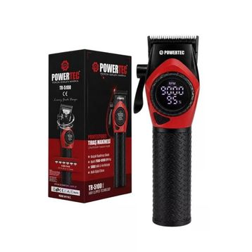 Powertec TR-5100 Kırmızı Tıraş Makinesi
