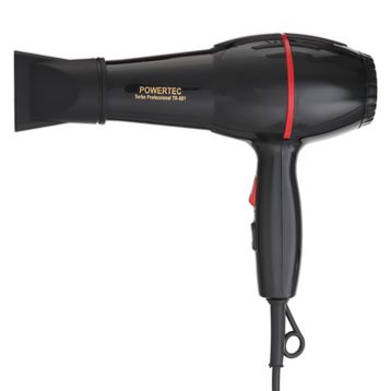 Powertec TR-801 Siyah Profesyonel Saç Kurutma ve Fön Makinesi