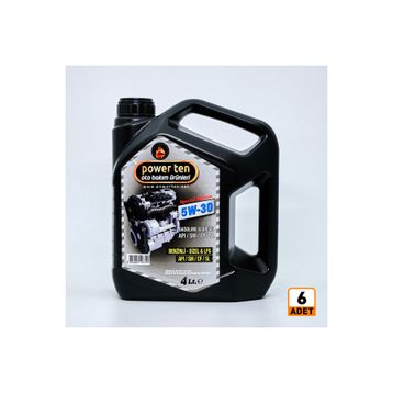 Powerten 5W30 4 lt 6'lı Sentetik Motor Yağı