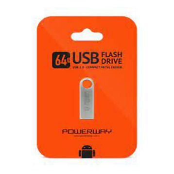 Powerway 64 GB Mini Metal Usb Bellek
