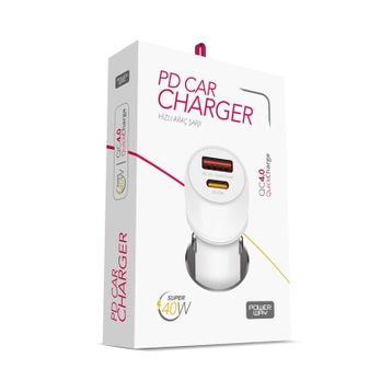 Powerway CC4.0 QC40 40 W 5 V 4 Amper Type C USB Araç Şarj Başlığı