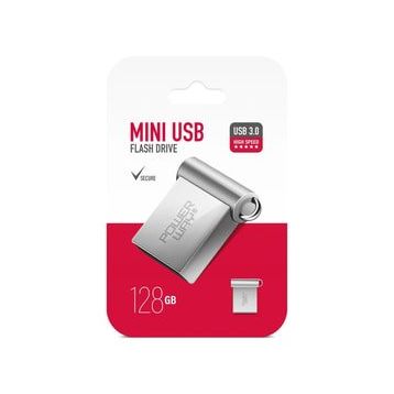 Powerway Metal Mini USB 3.0 128 GB Flash Bellek