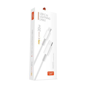 Powerway PD20 20 W Type C To Lightning 1 mt Şarj ve Data Kablosu