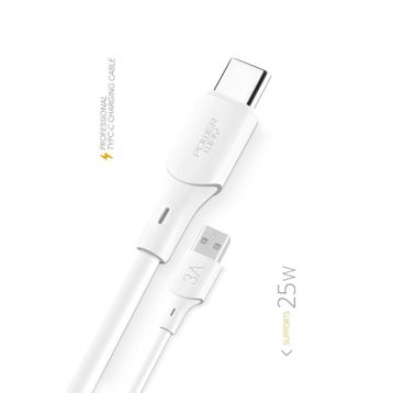 Powerway QC3A 25 W Type C to Usb Şarj ve Data Kablosu