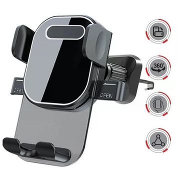 Powerway Tt49 Araç İçi Petek Klima İçin Kıskaçlı Destekli Telefon Tutucu