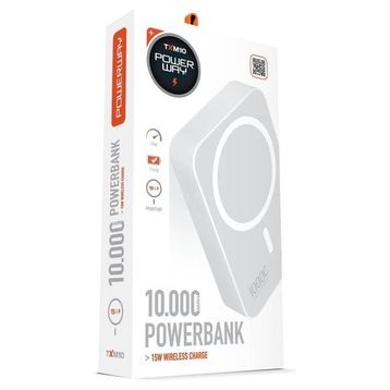 Powerway TXM10 10.000 Mah PD 15 W Magsafe Beyaz Powerbank