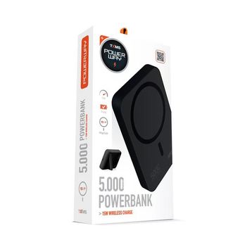 Powerway TXM5 5.000 Mah PD 15W Magsafe Siyah Powerbank