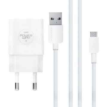 Powerway X-171 Micro USB 2.1 Amper Şarj Aleti + Kablo