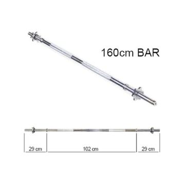 Pozitif 160 cm Krom Uzun Bar