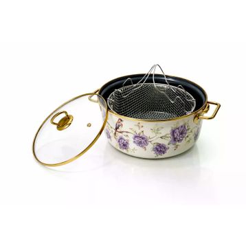 PR Home Fiorella Emaye 20 cm Kızartma Tenceresi