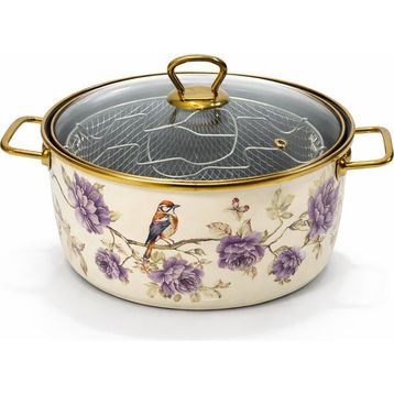 PR Home Fiorella Emaye 22 cm Kızartma Tenceresi