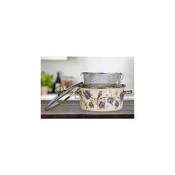 PR Home Fiorella Emaye 22 cm Kızartma Tenceresi
