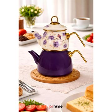 PR Home Fiorella Mini Model Emaye Çaydanlık