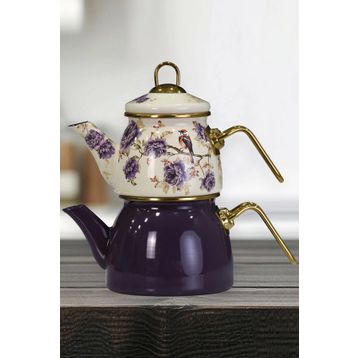PR Home Fiorella Mini Model Emaye Çaydanlık
