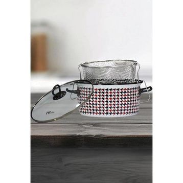 PR Home Forte Black Emaye 22 cm Kızartma Tenceresi