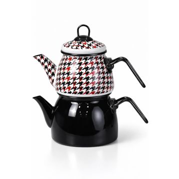 PR Home Forte Black Mini Model Emaye Çaydanlık