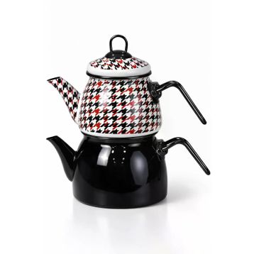 PR Home Forte Black Mini Model Emaye Çaydanlık