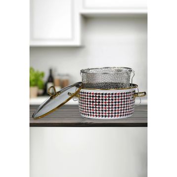 PR Home Forte Red Emaye 22 cm Kızartma Tenceresi