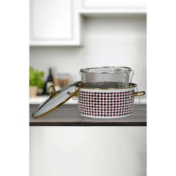 PR Home Forte Red Emaye 22 cm Kızartma Tenceresi
