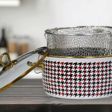 PR Home Forte Red Emaye 22 cm Kızartma Tenceresi