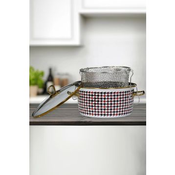 PR Home Forte Red Emaye 22 cm Kızartma Tenceresi