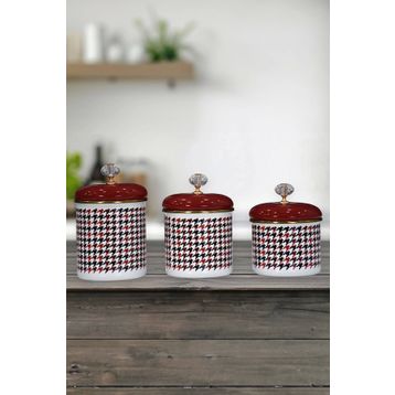 PR Home Forte Red Emaye Baharatlık Seti