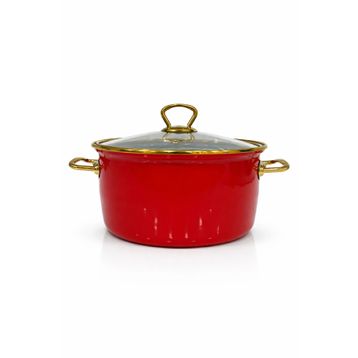 PR Home Red Emaye 22 cm Kızartma Tenceresi