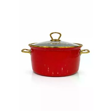 PR Home Red Emaye 22 cm Kızartma Tenceresi