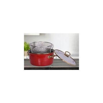 PR Home Red Emaye 22 cm Kızartma Tenceresi