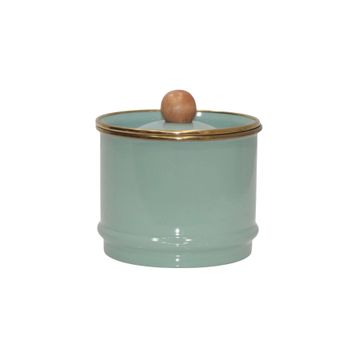 PR Home Soft Green Emaye Kavanoz