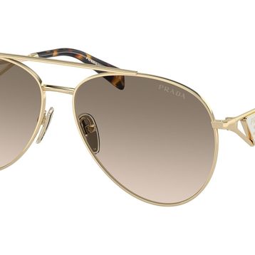Prada 0PR 73ZS ZVN3D061 Altın Kadın Güneş Gözlüğü