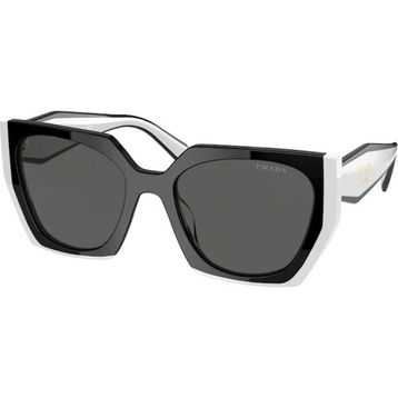 Prada 15WS 09Q-5S0 54-19 140 Siyah Beyaz Kadın Güneş Gözlüğü