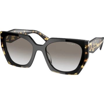 Prada 15WS 389-0A7 54-19 140 Siyah Kahverengi Kadın Güneş Gözlüğü
