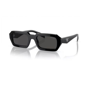 Prada PR A12S 16K08Z 52 Geometrik Siyah Kemik Kadın Güneş Gözlüğü