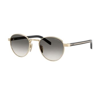 Prada PR B52S ZVN02C 49 Oval Gold Metal Unisex Güneş Gözlüğü