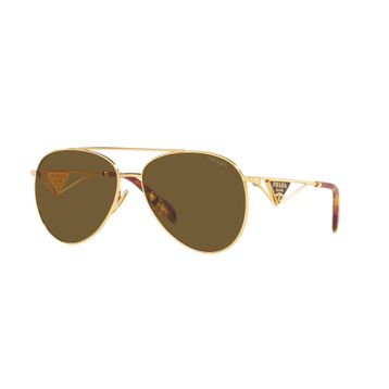 Prada PR73ZS 5AK01T 61 Altın Unisex Güneş Gözlüğü