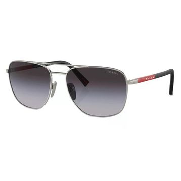 Prada SPS54Z 5AV09U 60 Gri Erkek Güneş Gözlüğü