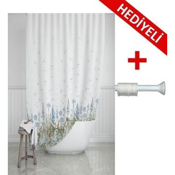 Prado 180X200 cm Askı Hediyeli Toros Banyo Duş Perdesi