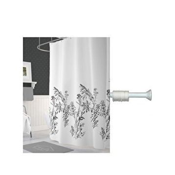 Prado 180x200 cm Funda Banyo Duş Perdesi ve Askı