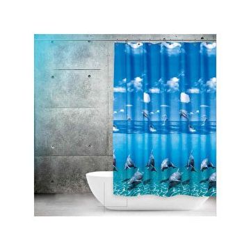 Prado Dolphn 120x200 cm Banyo Perdesi ve Askı