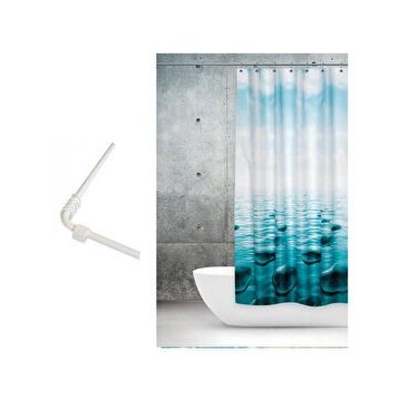 Prado Stone 120x200 cm Banyo Perdesi ve Askı