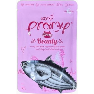 Pramy Sos Ton Balıklı Tavuklu 70 GR Yetişkin Kedi Maması