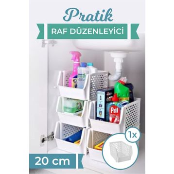 Pratik 20 cm Raf Düzenleyici