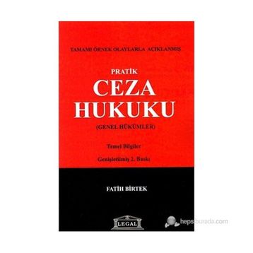 PRATIK CEZA HUKUKU - GENEL
