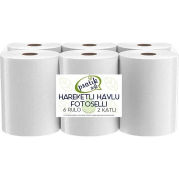 Pratik Soft 6 Rulo Fotoselli Hareketli Kağıt Havlu