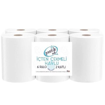 Pratik Soft İçten Çekmeli 5x30 Rulo Kağıt Havlu