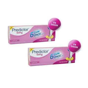 Predictor Early 2 Adet Erken Gebelik Testi